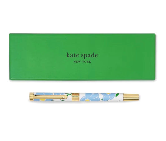 kate spade new york Black Ink Ballpoint Pen with Gift Box Sunshine Floral