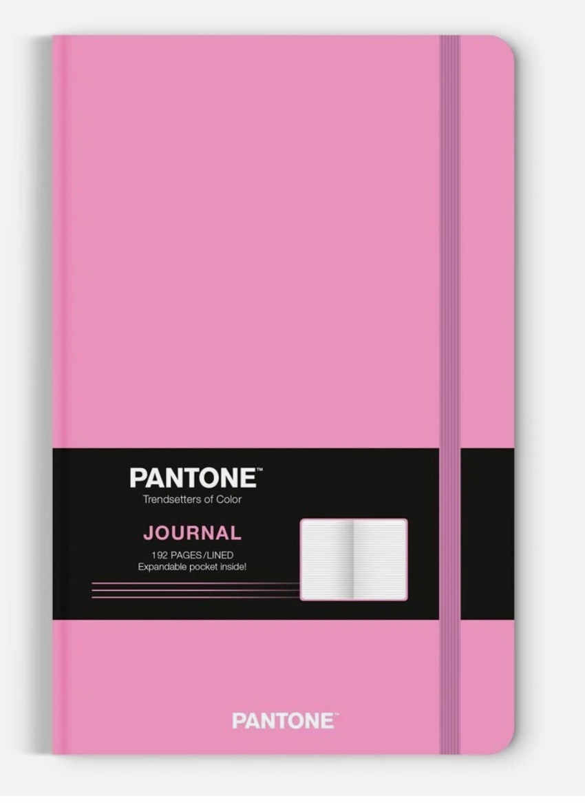 Pantone OFFICIAL  | 5.25x8.25" Lined Compact Journal 2 Red 1 Green 1 Lilac set
