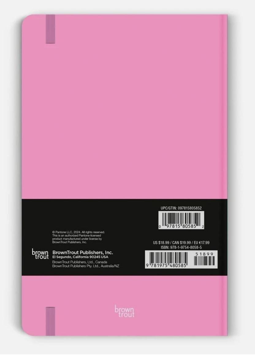 Pantone OFFICIAL  | 5.25x8.25" Lined Compact Journal 2 Red 1 Green 1 Lilac set
