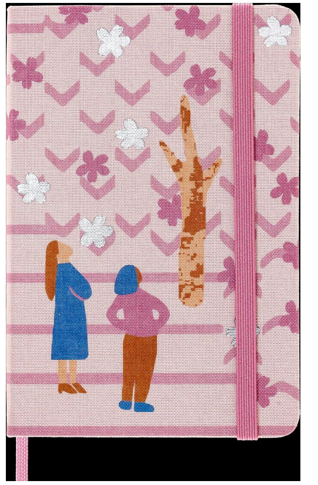 Moleskine Limited Edition Sakura Notebook, Hard Cover, Pocket 3.5"x5.5" Ruled