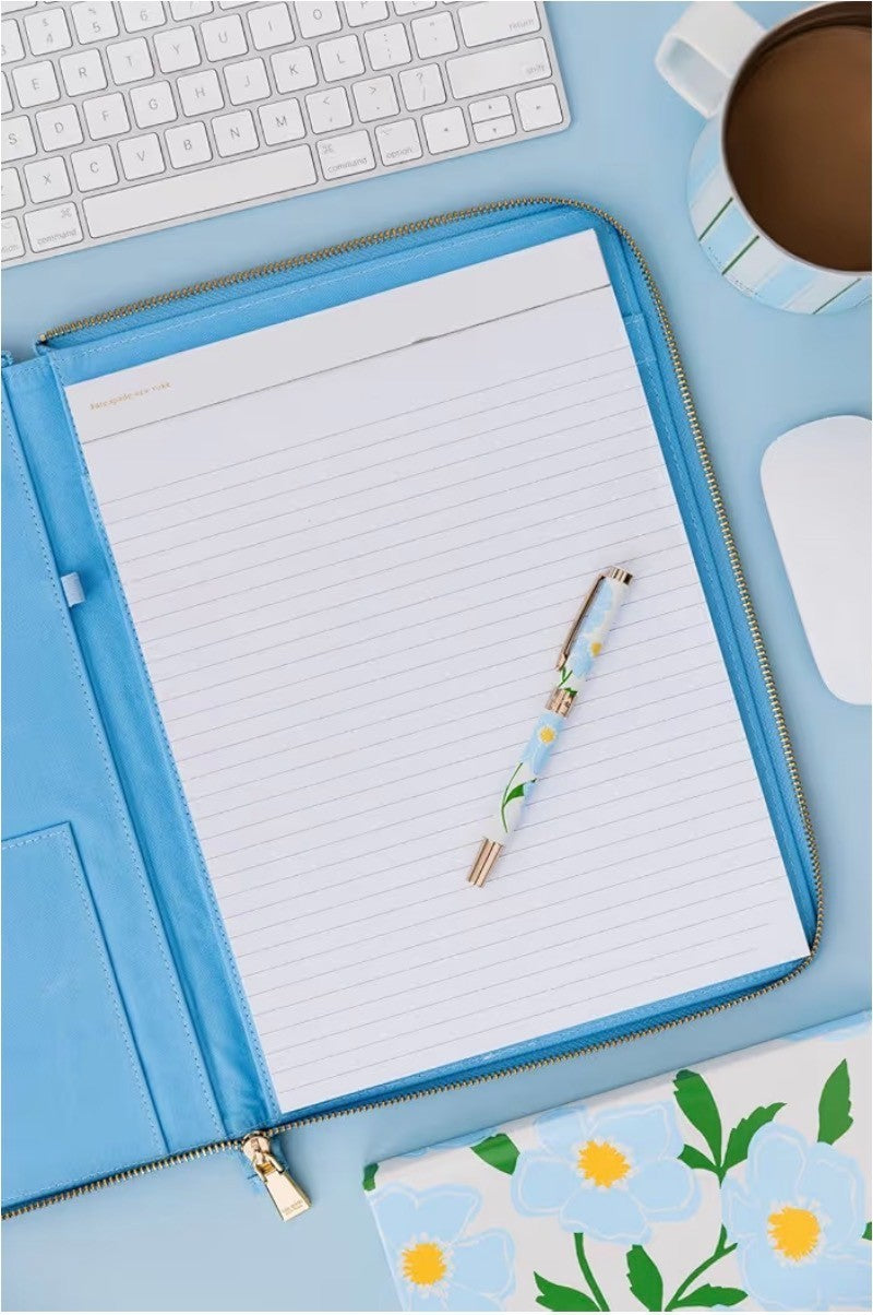 kate spade new york Black Ink Ballpoint Pen with Gift Box Sunshine Floral