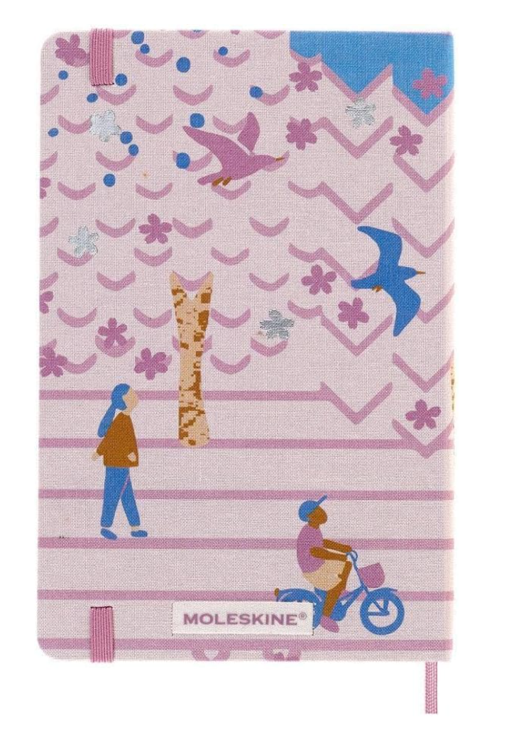 Moleskine Limited Edition Sakura Notebook Hard Cover Large 5"x8.25" Ruled