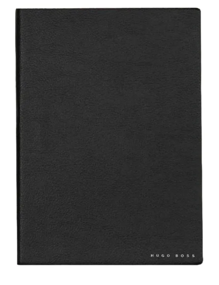 Hugo Boss Black Dotted Notebook Essential A5 Vegan Leather Cover 160 Pages