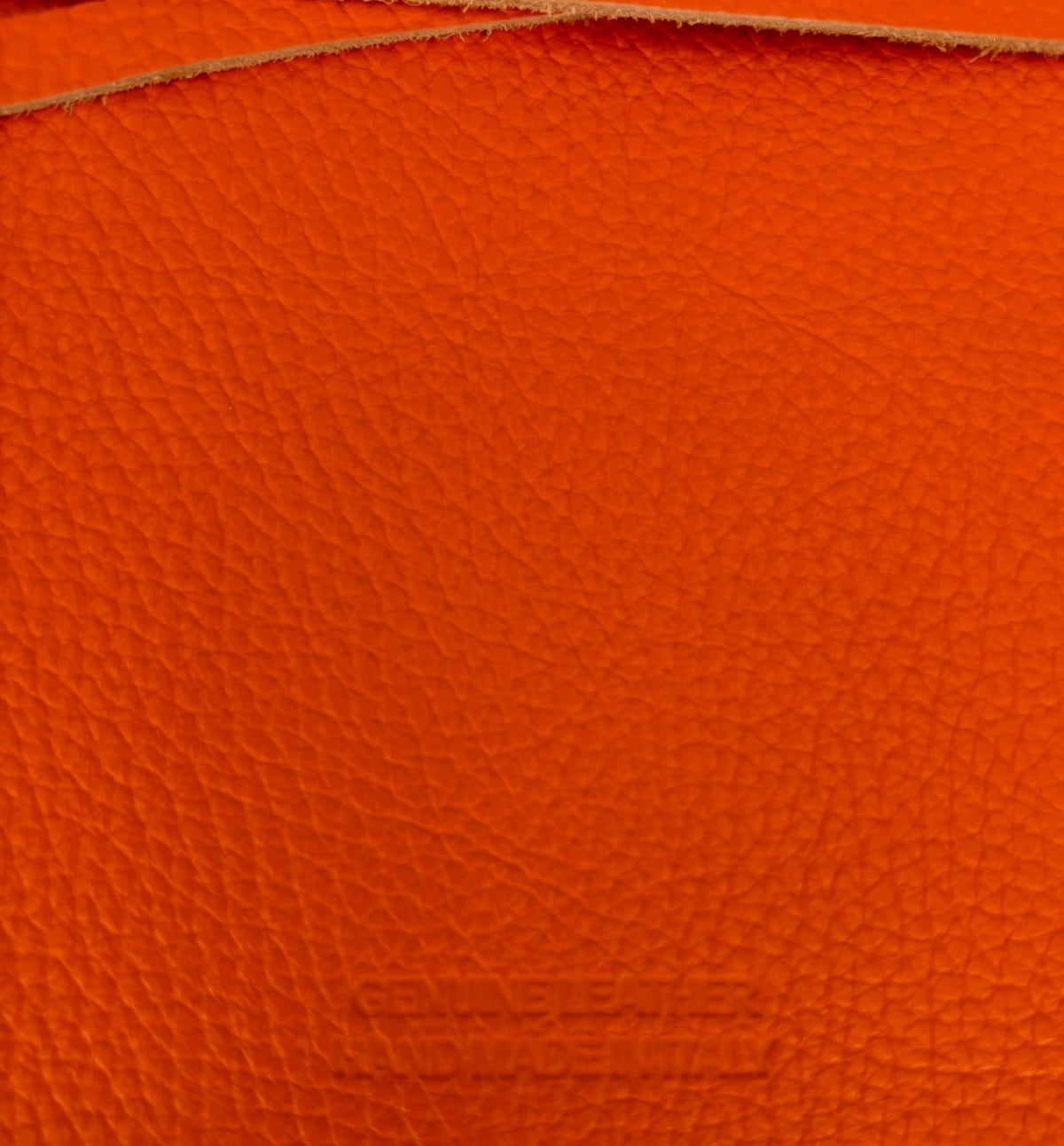 Beyond Joy Genuine Orange Italian Leather Cover Journals  6″x8.5″