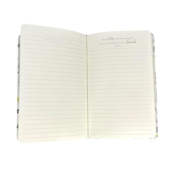 Eccolo "We Love Beacuse HE First Loved Us. 1 John 4:19" Christian bible Journal