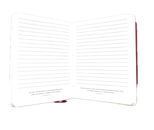 Èccolo Scripture Notebook With Gold Pen Be Still And Know I Am God Psalm 46:10