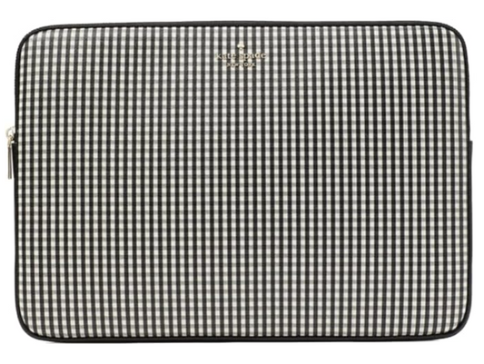 Kate Spade Universal Laptop Case fit upto 15" Black Jazzy Gingham