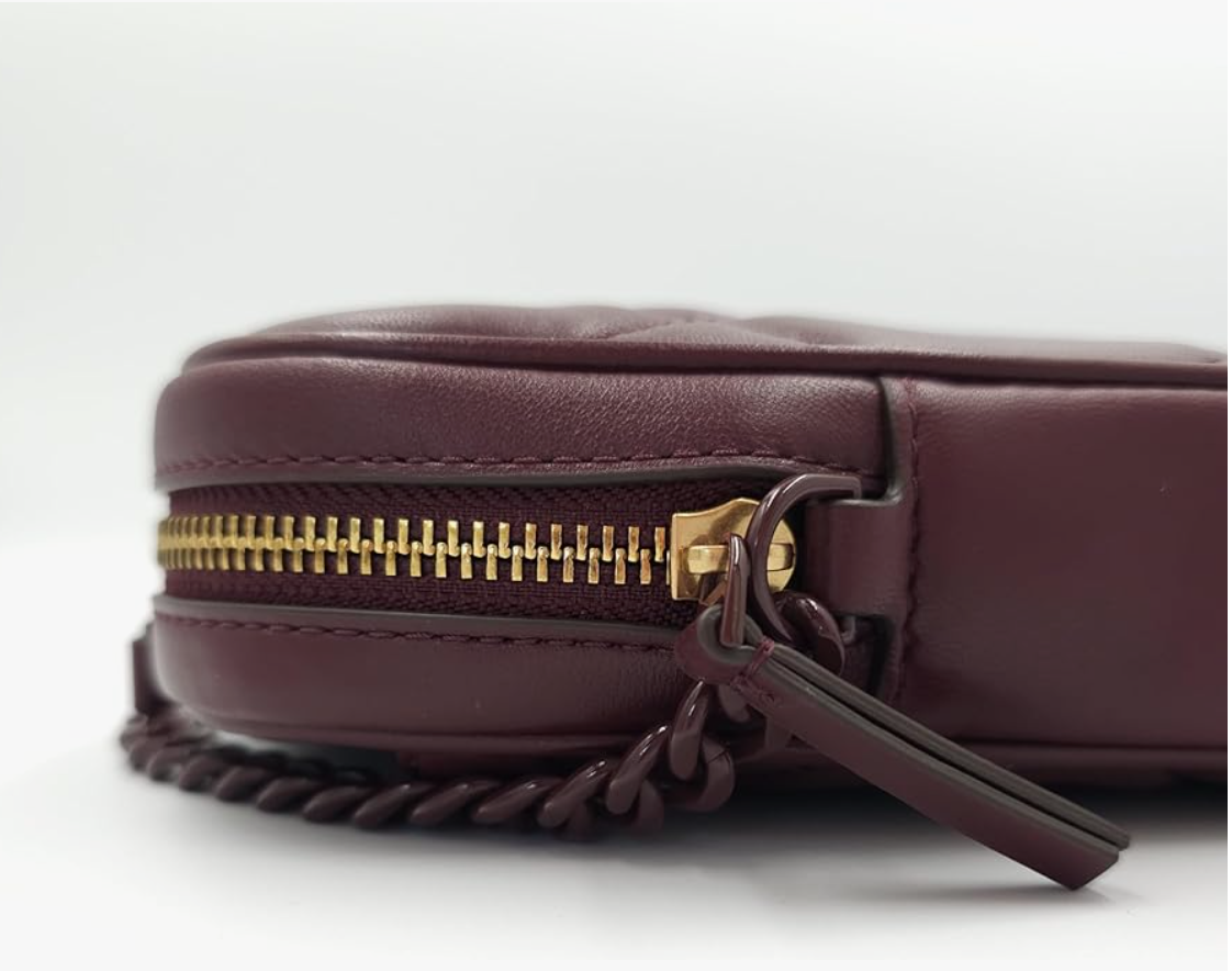 Tory Burch Willa Soft Quilt Phone Crossbody 139305 Claret 639