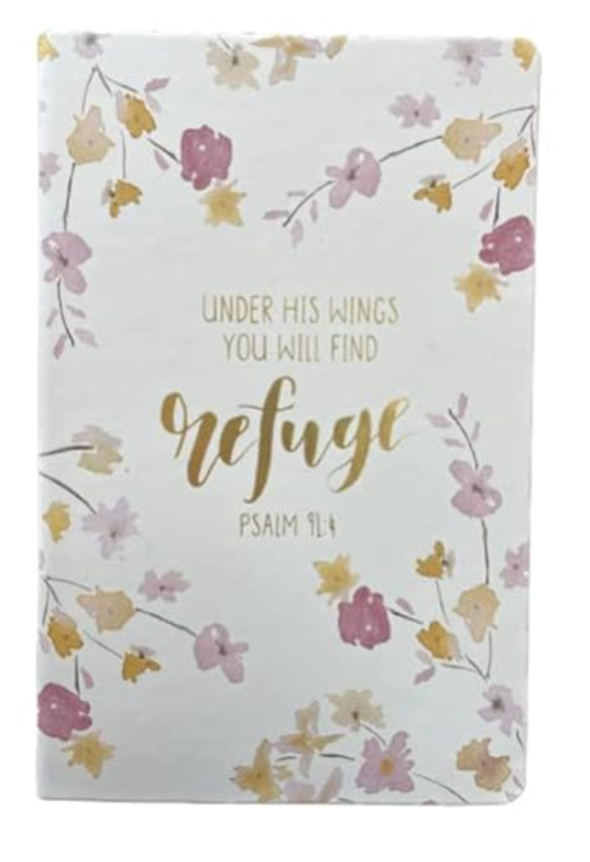 Eccolo "Under His Wings You Will Find Refuge. Psalm 91:4" Christian Notebook