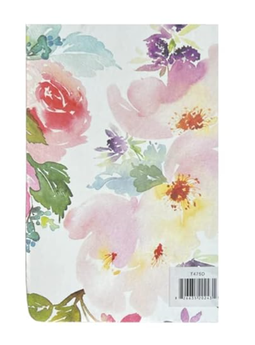 Eccolo "Faith Pink Cameilia Christian bible versed blank Journal Notebook Large