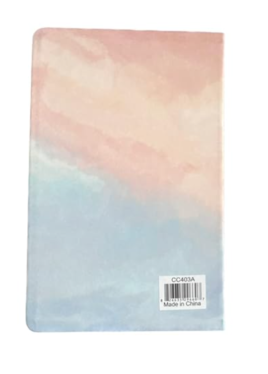 Thimblepress "Faithful Christian Bible Verses Blank Journal Notebook Pink & Blue