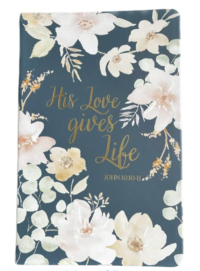 Eccolo "His Love Guides Life John 10: 10-11" Journal Notebook with Bible Verses