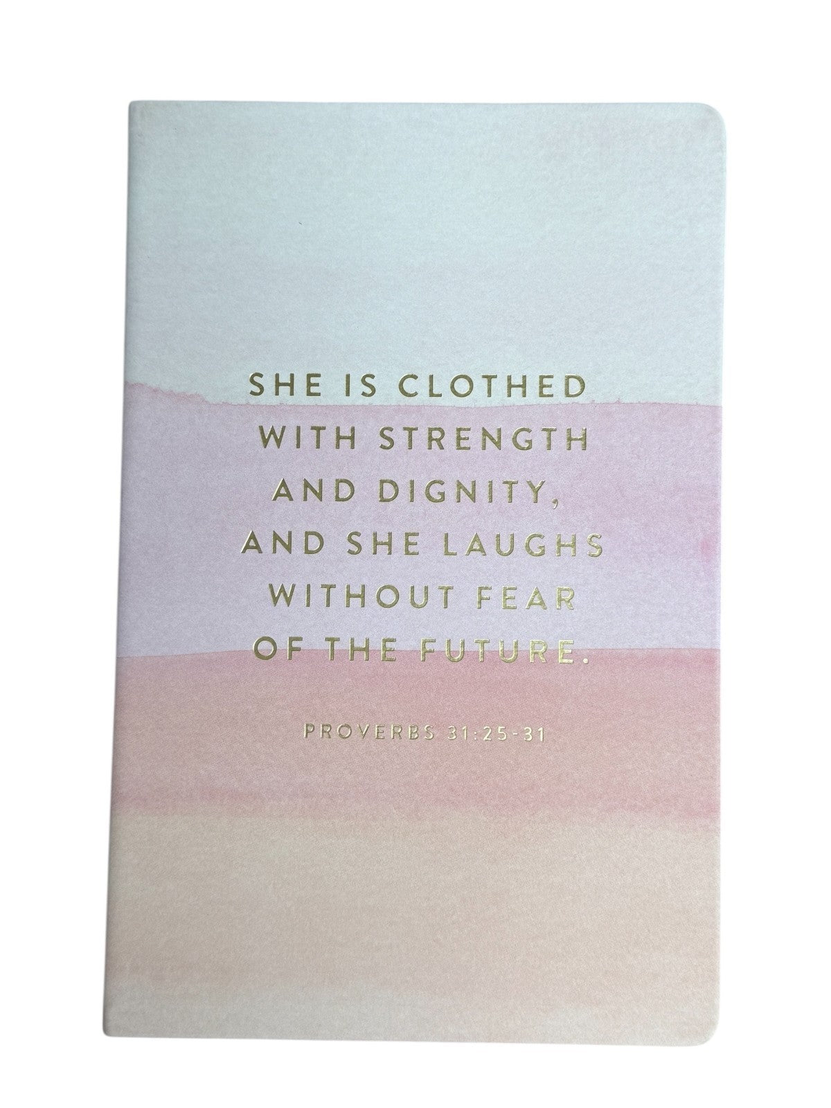 Eccolo Bible Notebook "She is Clothed with Strength... Proverbs 31:25″
