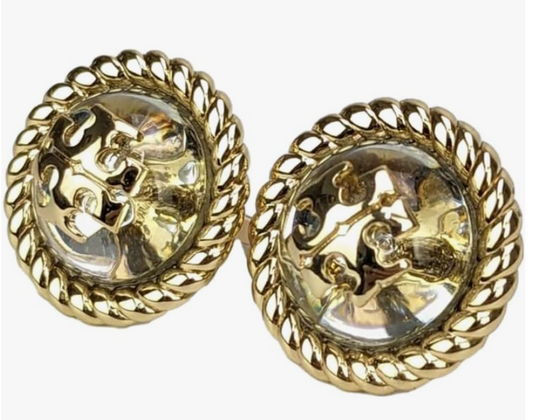 Tory Burch Rope Logo Resin Earring 139831