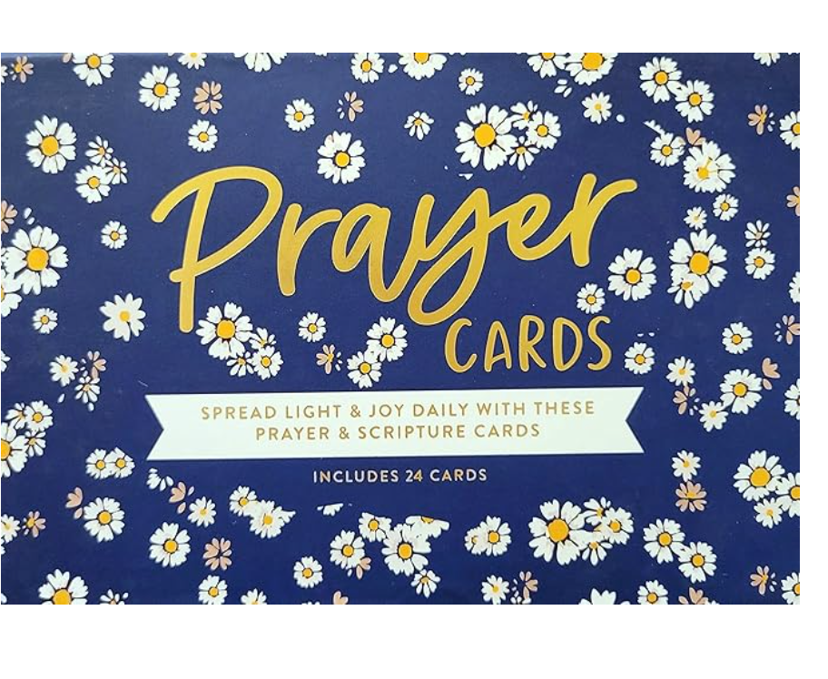 Eccolo Prayer Cards | Beautiful Daisy Floral Design includes 24 different flat