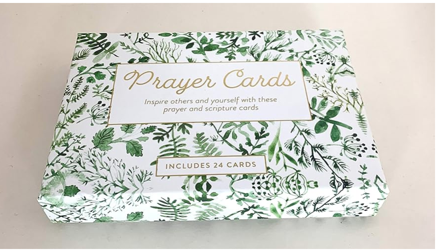 Eccolo Prayer Cards Botanic Floral Design includes 24 different flat
