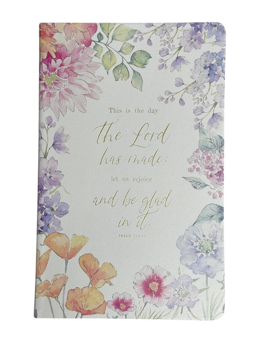 Eccolo Bible Notebook "This is the Day the Lord has Made...Psalm 118:24″