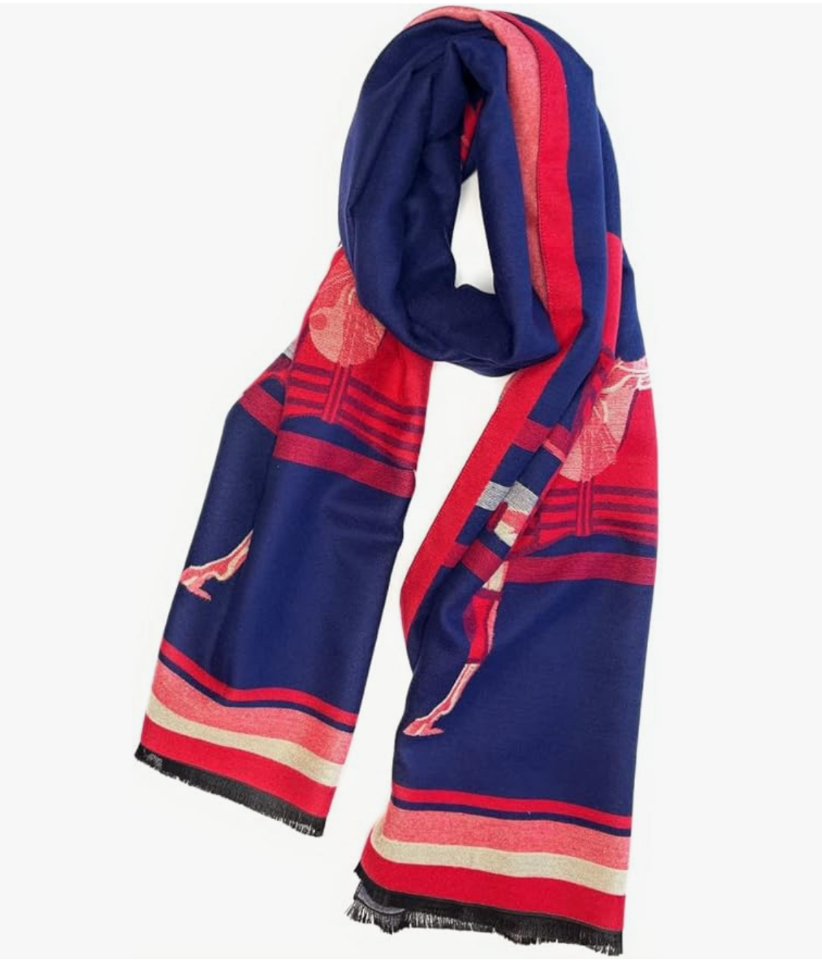 Beyond Joy Cashmere Substitute 100% Acrylic Shawl Scarf Double sided