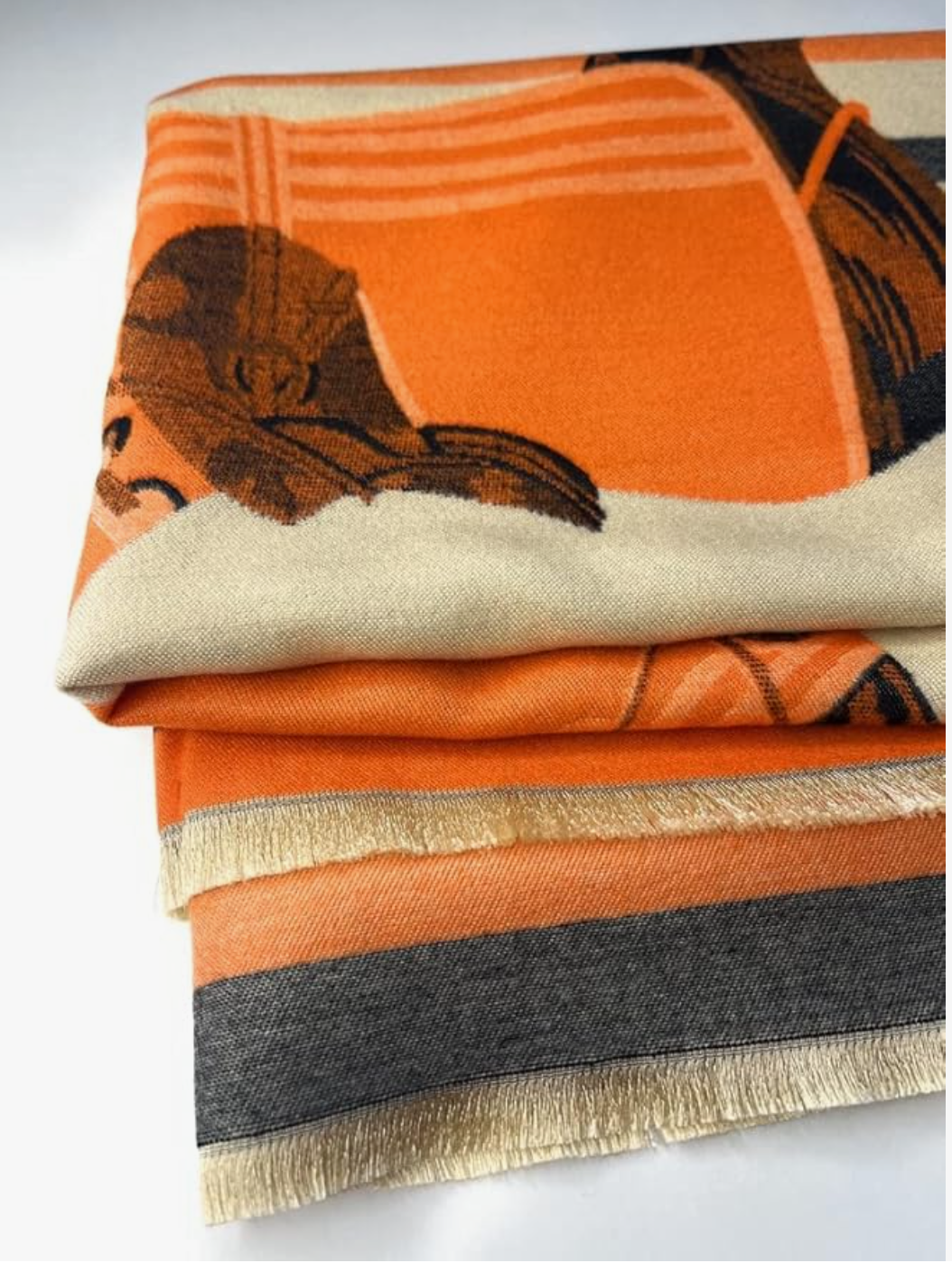 Beyond Joy Cashmere Substitute 100% Acrylic Shawl Scarf Double sided