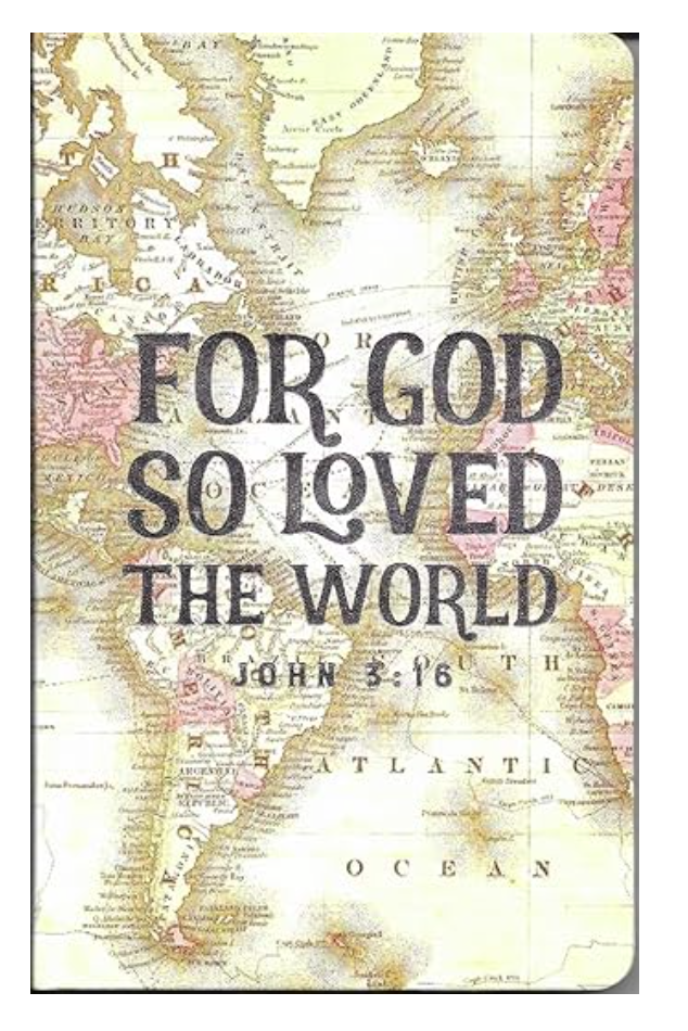 Eccolo For God So Loved The World - John 3:16, Christian Journals w Bible Verses