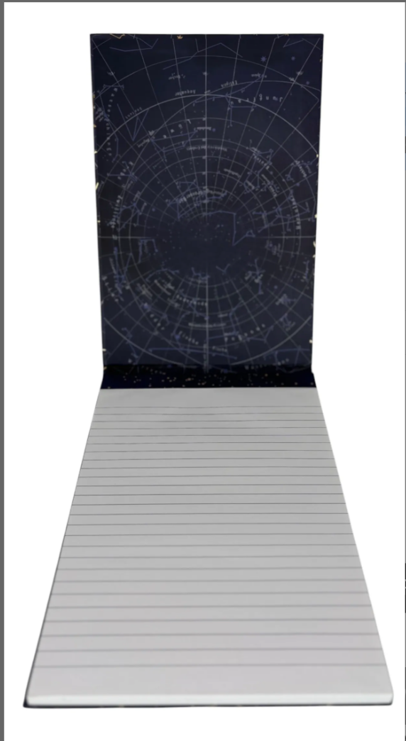 Punch Studio Hard Cover Lined 60 Sheets XL Note Pad 6.75″x10″