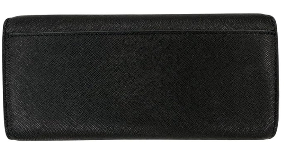 Tory Burch Women's Emerson Wallet on a Chain (Crossgrain Leather, Black)