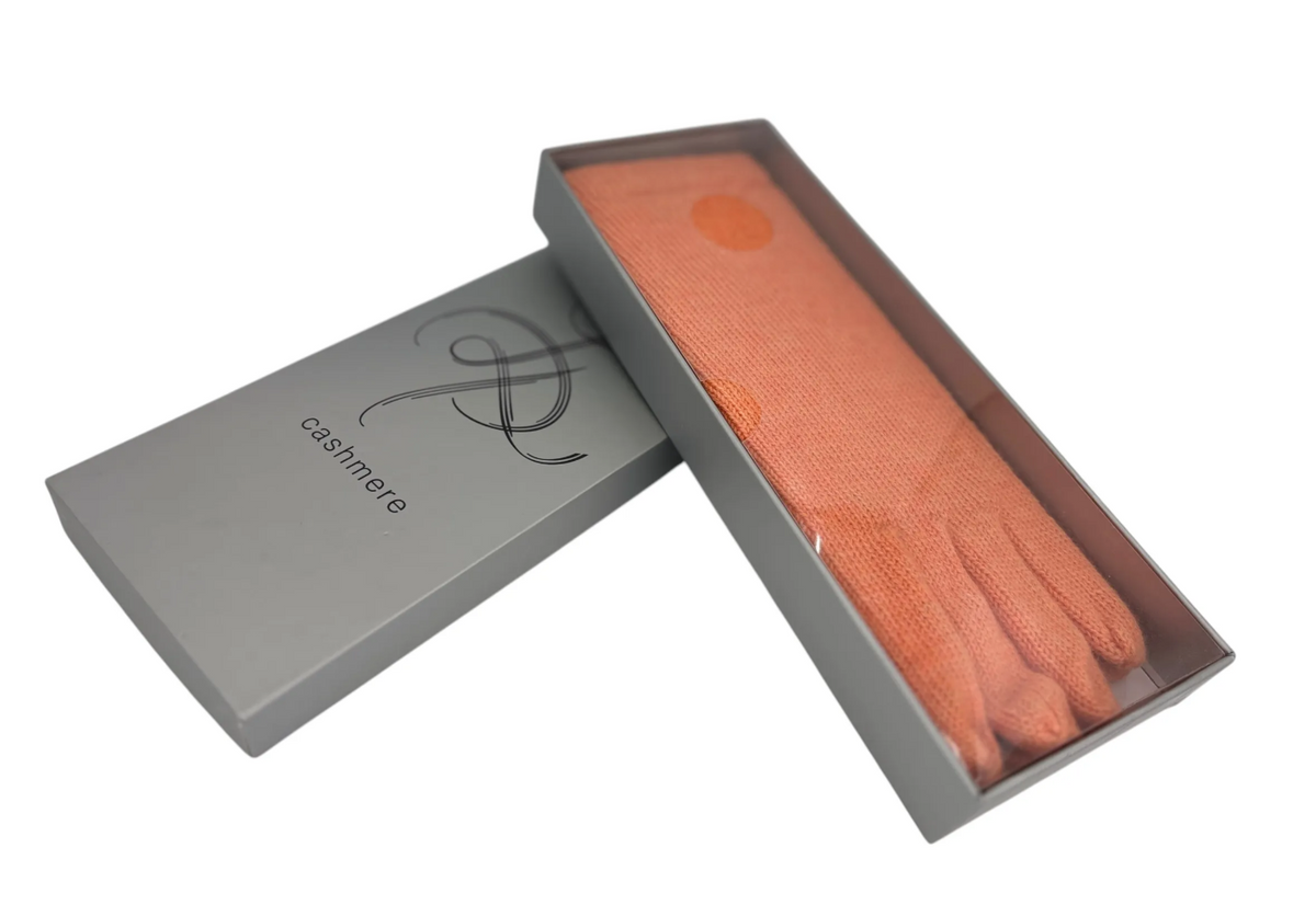 Beyond Joy 100% Cashmere Glove Coral