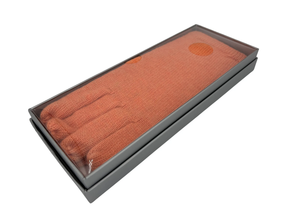 Beyond Joy 100% Cashmere Glove Coral