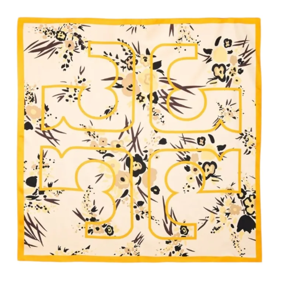 TORY BURCH DRIP BOUQUET  NECKERCHIEF  RETAIL:$128