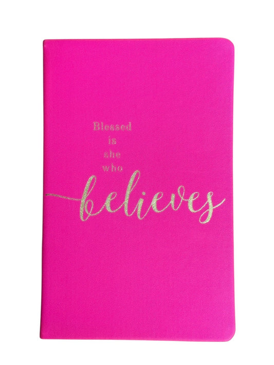 Eccolo Bible Notebook "Blessed is She Who Believes."