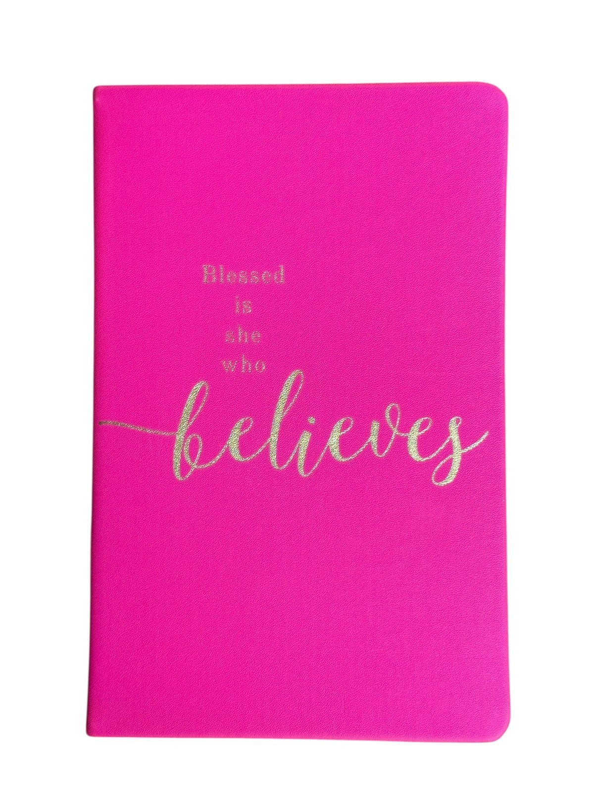 Eccolo Bible Notebook "Blessed is She Who Believes."