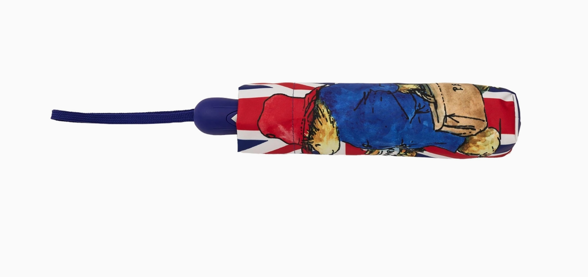Signare Tapestry Paddington™ Bear Union Jack - Automatic Folding Umbrella