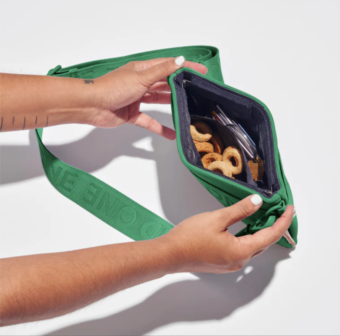 Wild One Treat Pouch Spruce (Green) Recycled Knit