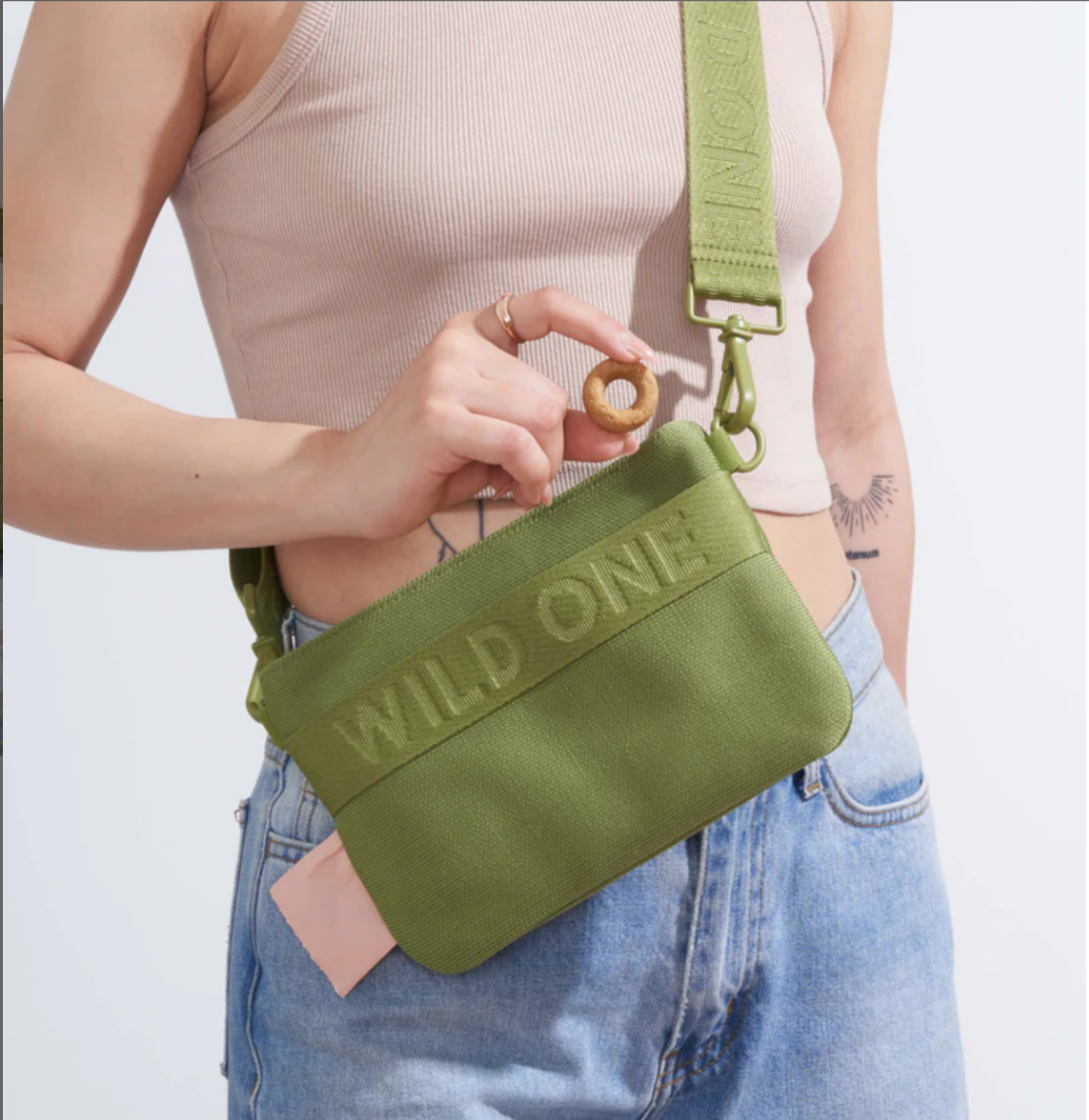 Wild One Treat Pouch Moss(Khaki Green) Limited Edition