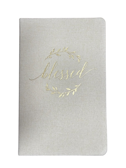 Eccolo Christian Notebook "Blessed" with Bible Verses