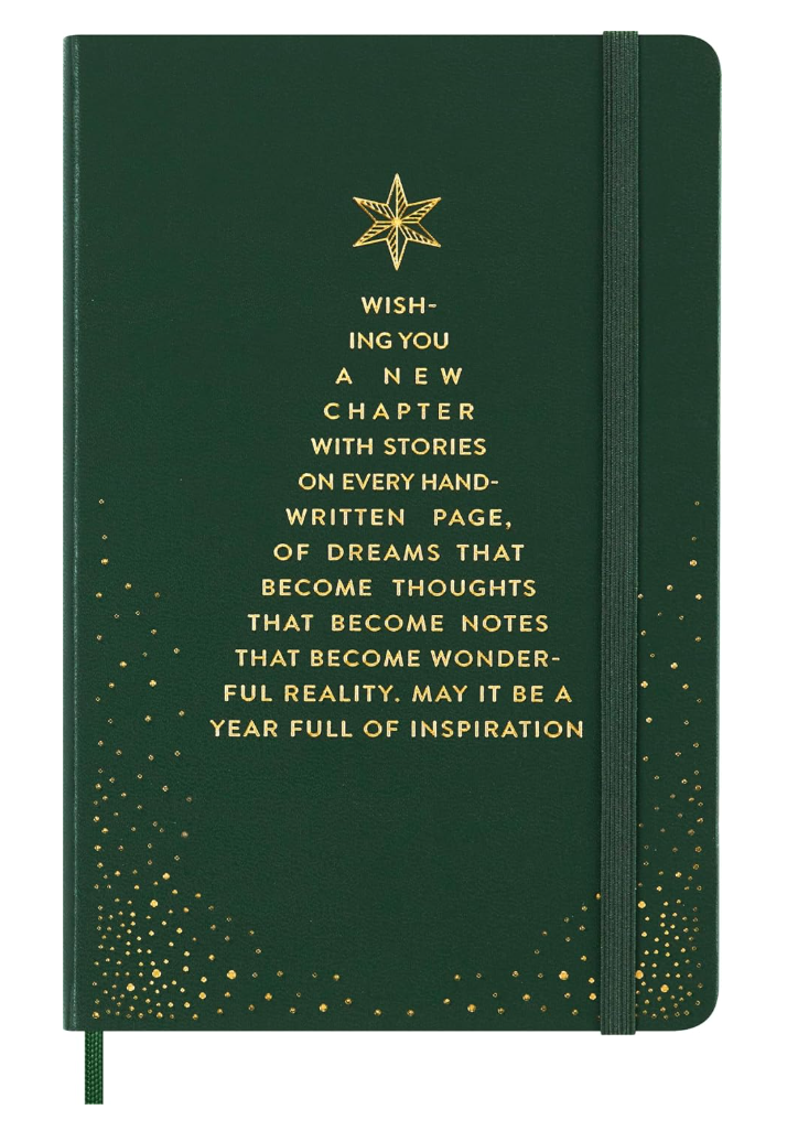 Moleskine Holiday Notebook Hard Cover Ruled Large 5" x 8.25" Myrtle Green 240pg