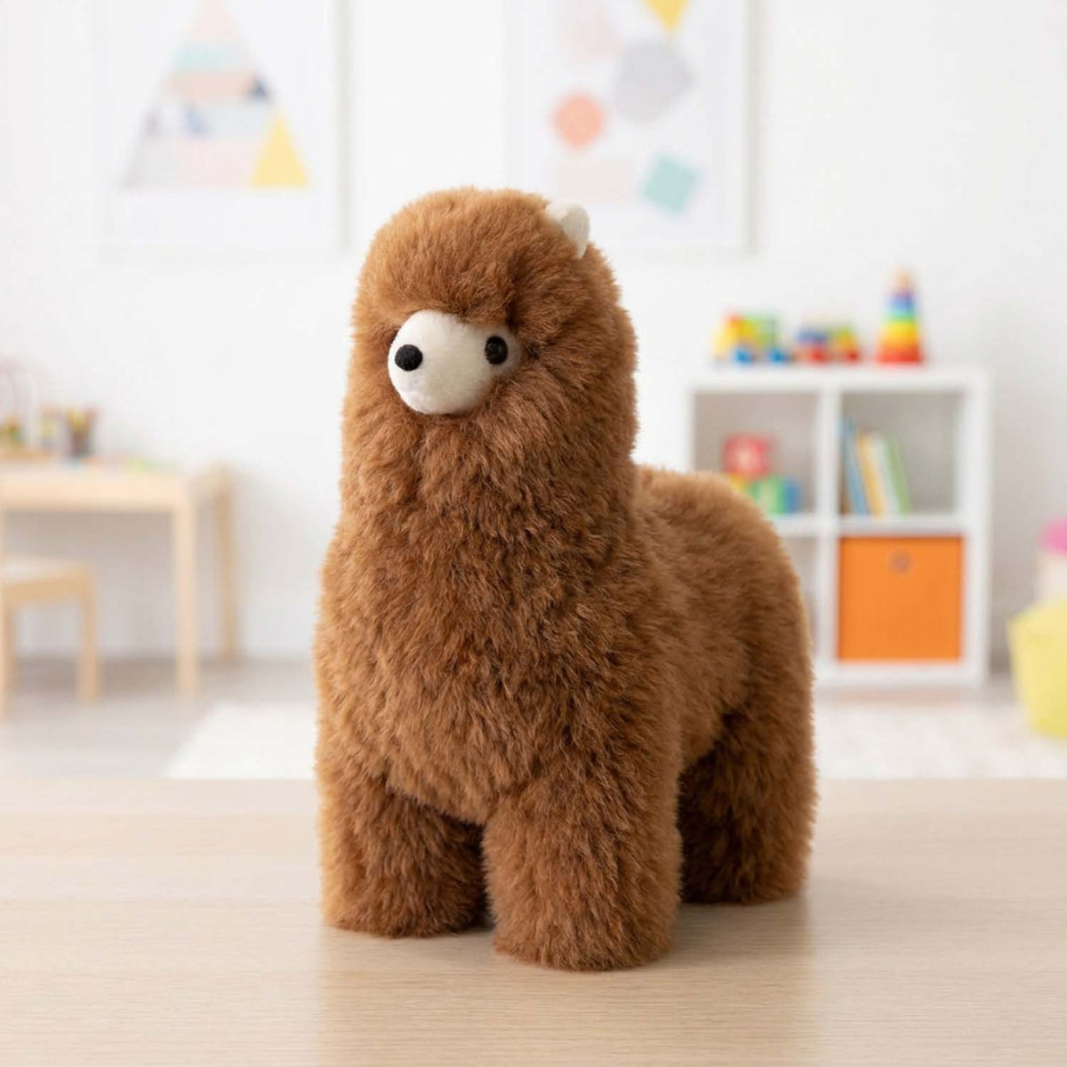 Alpaca Stuffed Animal - Small Alpaca 9": Beige