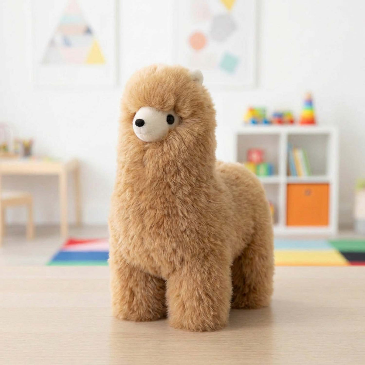 Alpaca Stuffed Animal - Small Alpaca 9": Beige