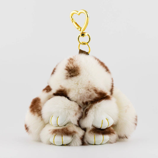 4.5 Inches x 3.5 Inches Fluffy Bunny Keychain Accessories | WB-00290 ~ WB-00295: #5