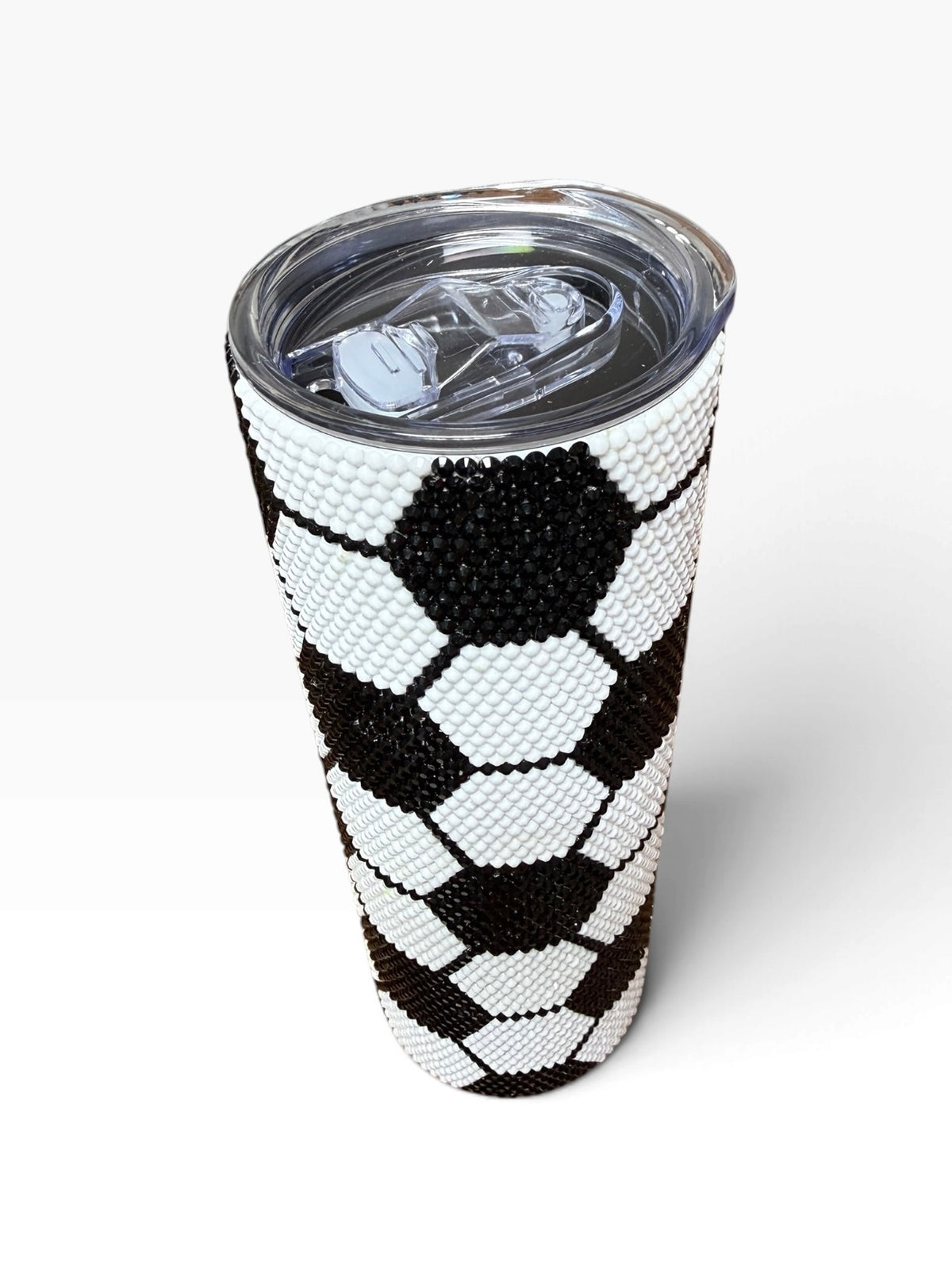 Handmade Soccer Sparkling Tumbler 20oz
