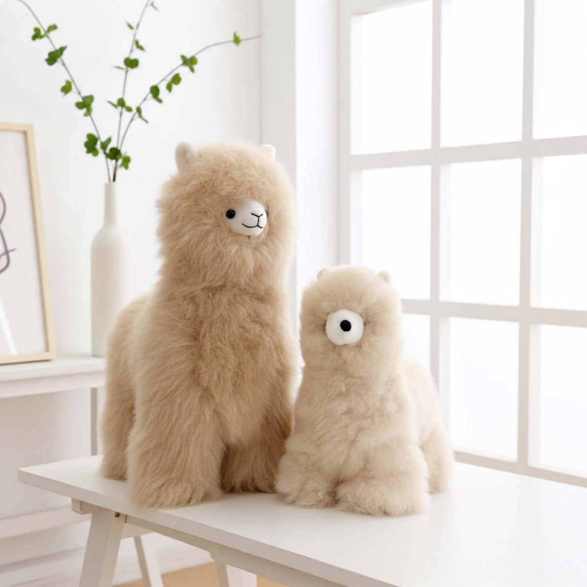 Alpaca Stuffed Animal - Small Alpaca 9": Brown