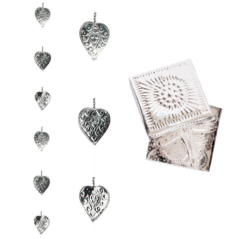 Hearts Tin Garland