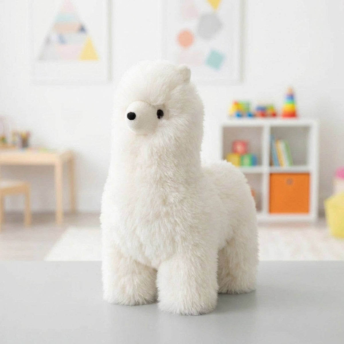 Alpaca Stuffed Animal - Small Alpaca 9": Beige