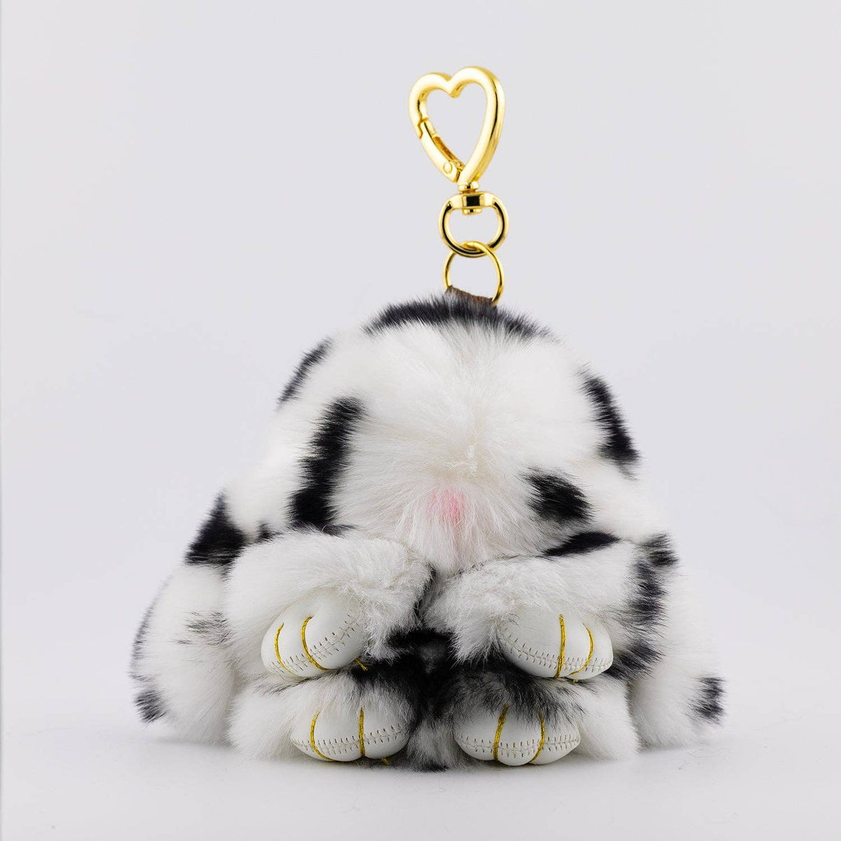 4.5 Inches x 3.5 Inches Fluffy Bunny Keychain Accessories | WB-00290 ~ WB-00295: #4