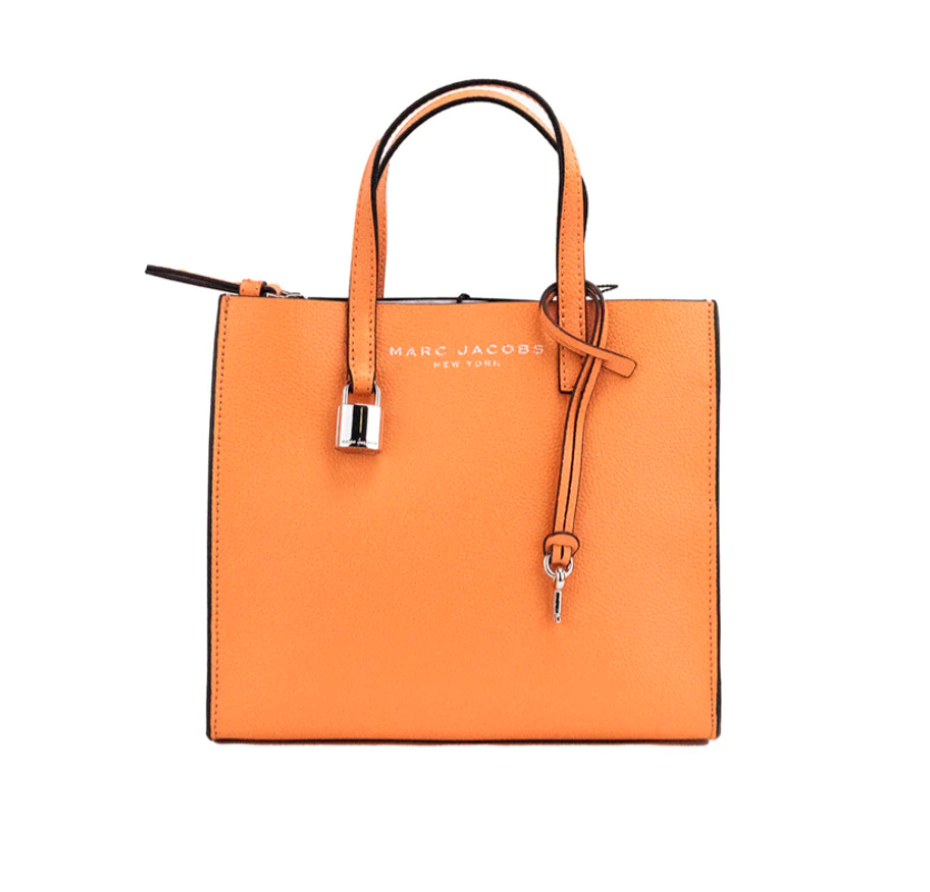 MARC JACOBS Mini Grind Leather Top Handle Bag Melon