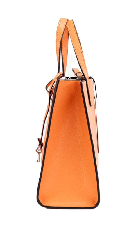 MARC JACOBS Mini Grind Leather Top Handle Bag Melon - Image 3