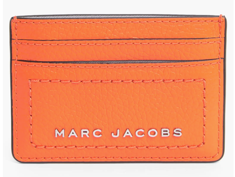 Marc Jacobs Logo Leather Card Case