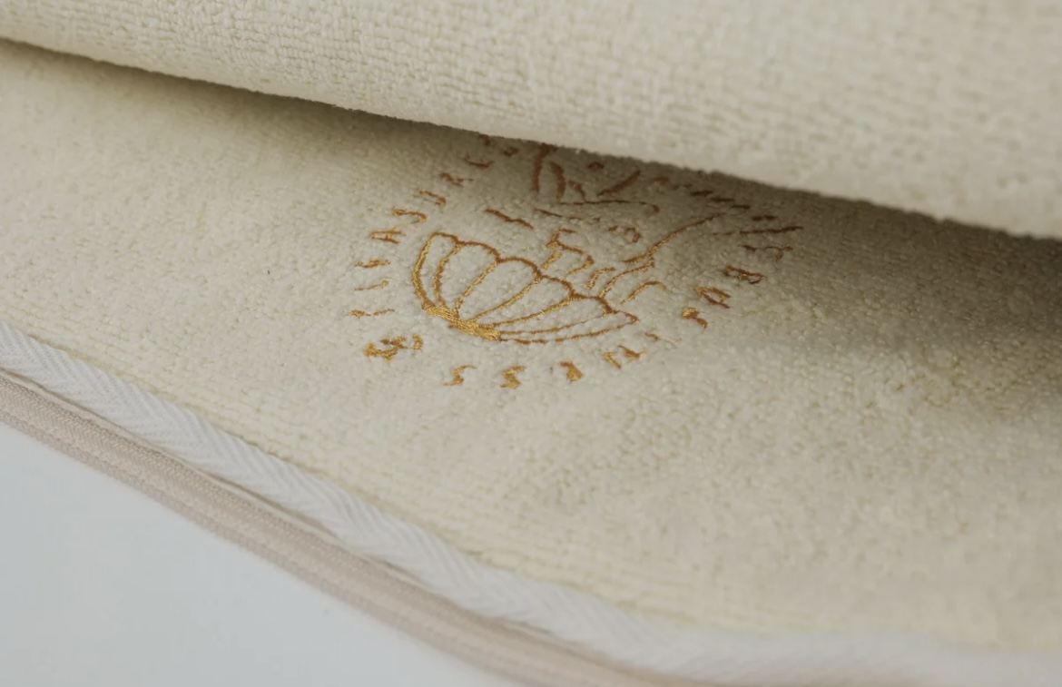 Business & Pleasure Co. THE LAPTOP SLEEVE - Lauren's Sage Stripe - Image 9