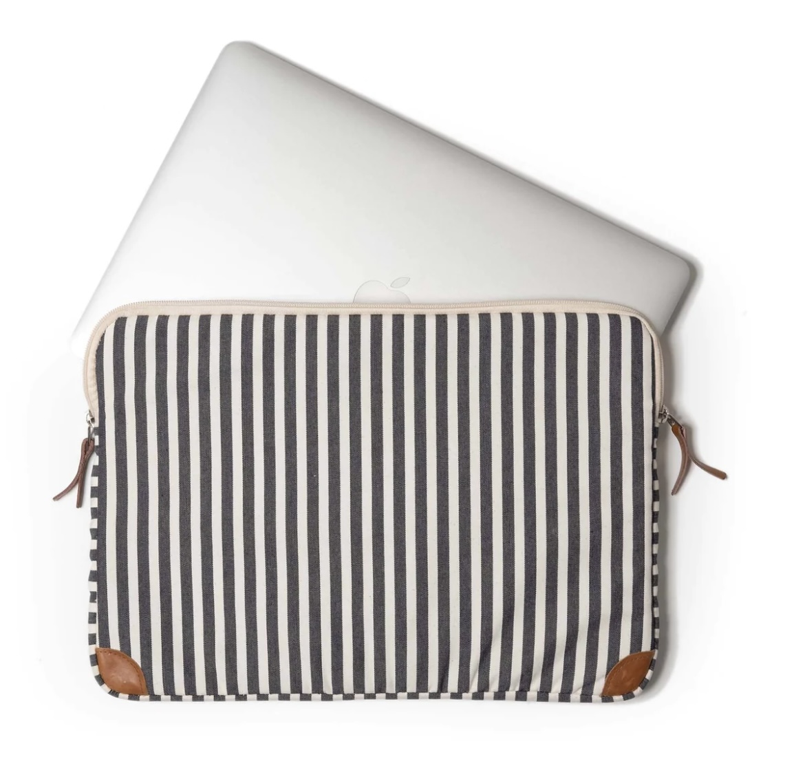 Business & Pleasure Co. THE LAPTOP SLEEVE - LAUREN'S NAVY STRIPE