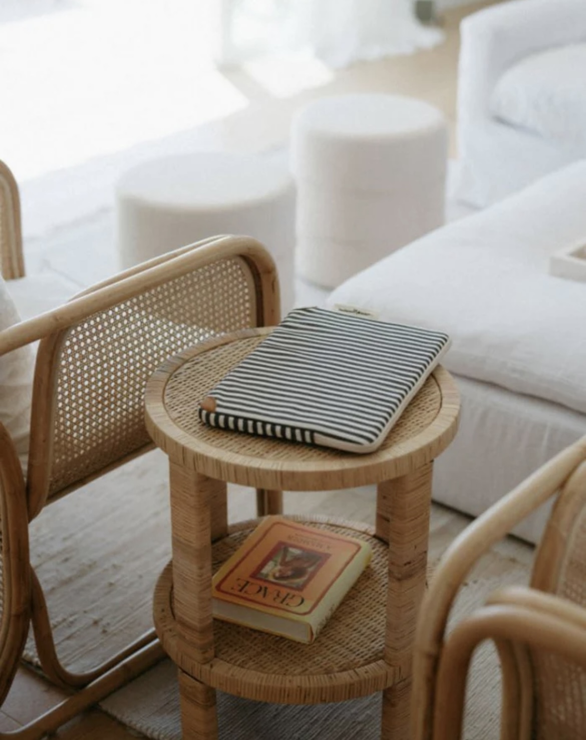Business & Pleasure Co. THE LAPTOP SLEEVE - LAUREN'S NAVY STRIPE - Image 7